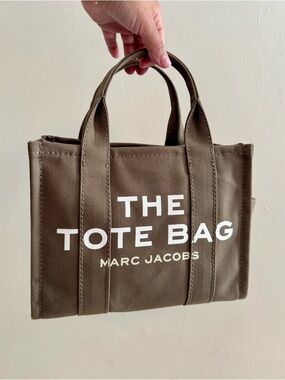 MARC JACOBS The Canvas Small Tote Bag - Slate Green